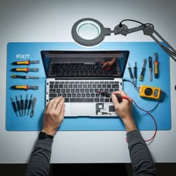 Miniatura de diagnóstico técnico para MacBook y laptops